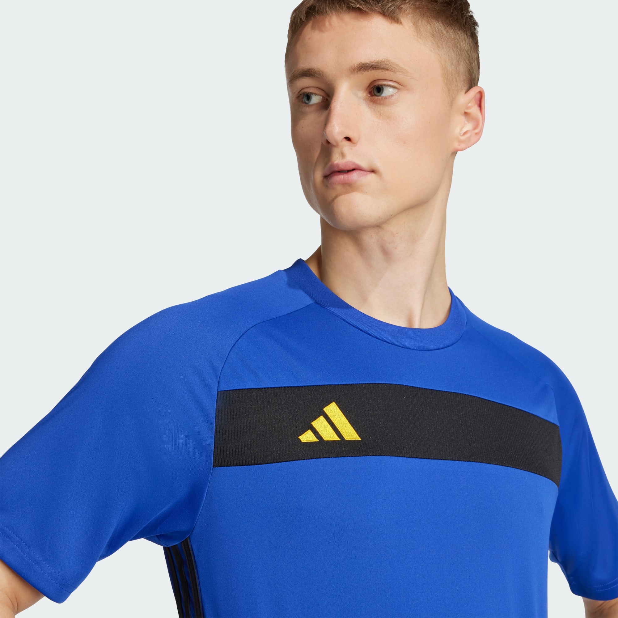 Adidas TIRO ES JSY Mavi Erkek Tişört-JW4613 - MAVİ