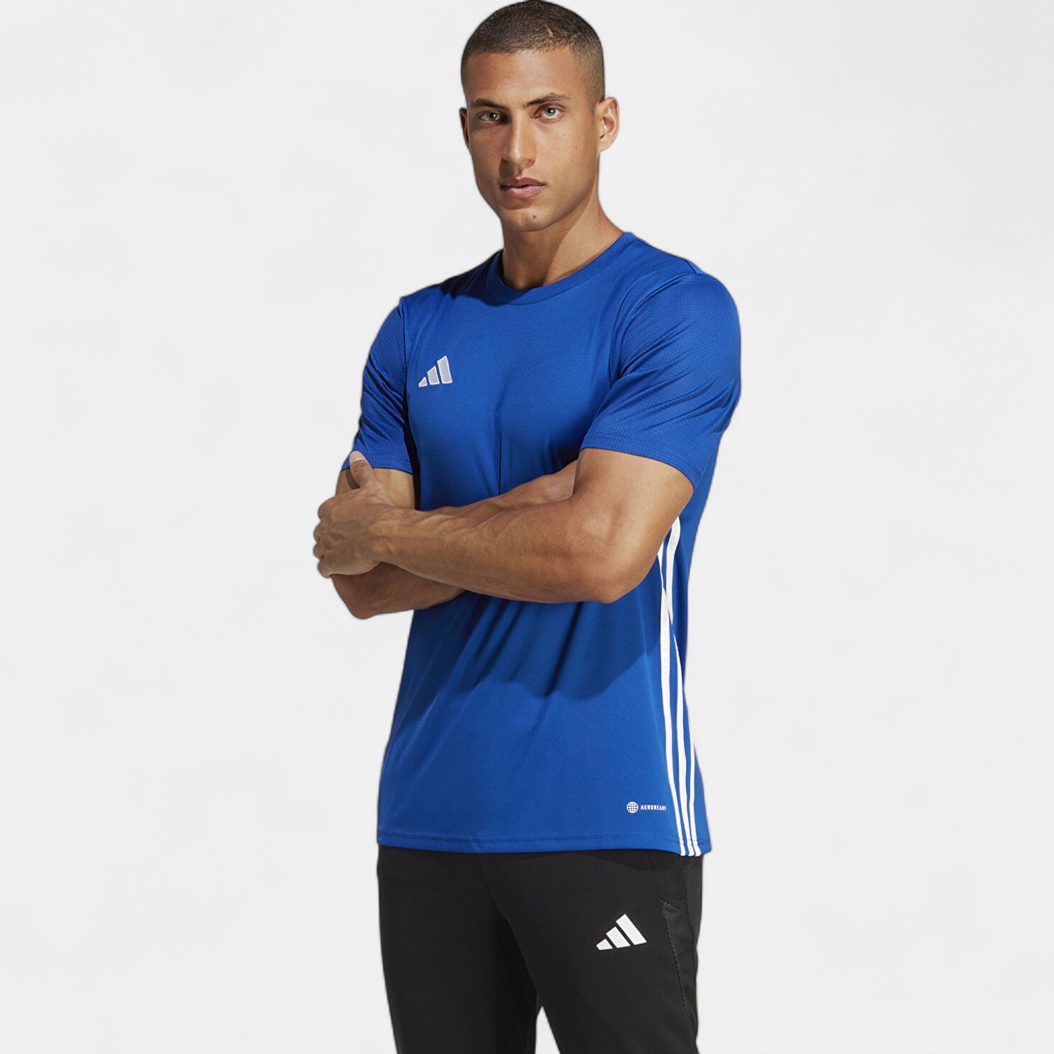 Adidas TABELA 23 JSY Erkek Tişört H44528 - MAVİ