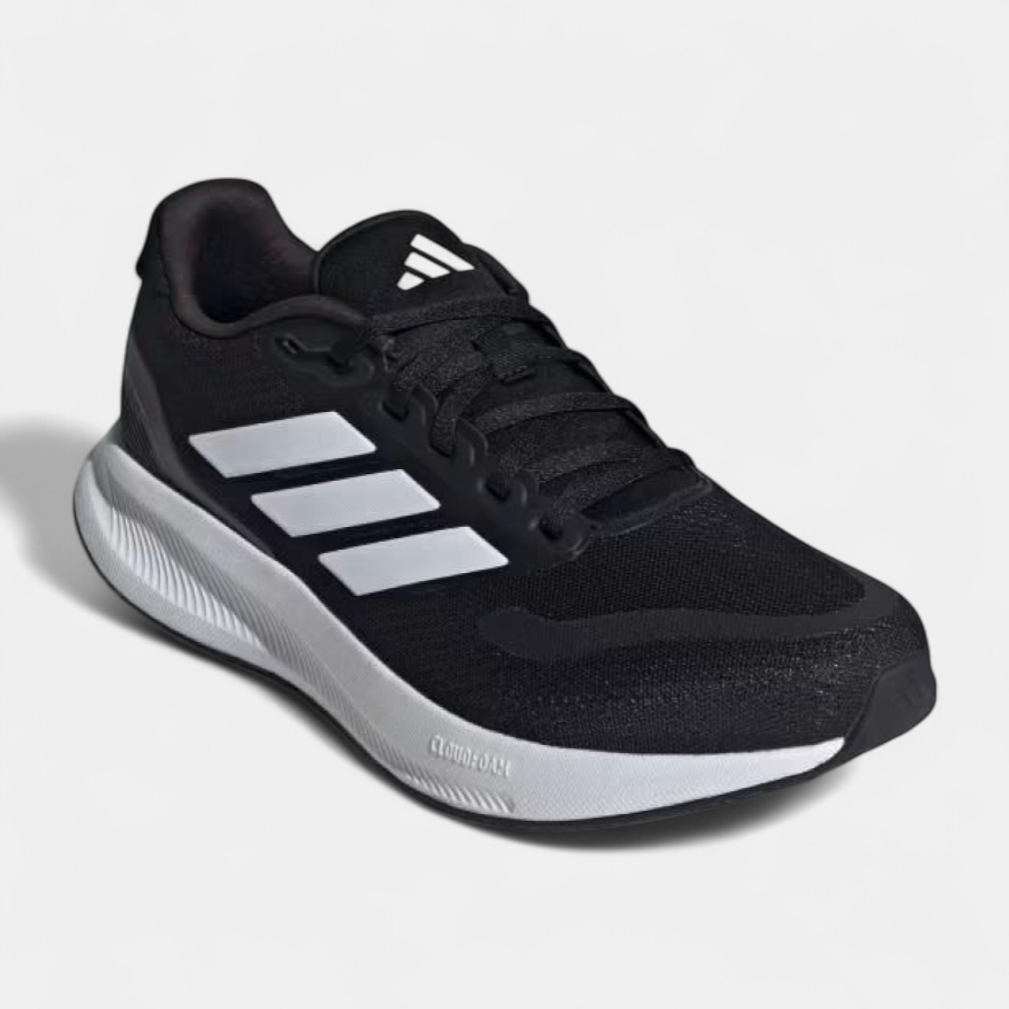 Adidas RUNFALCON 5 IH7758 Siyah Beyaz Erkek Spor Ayakkabı