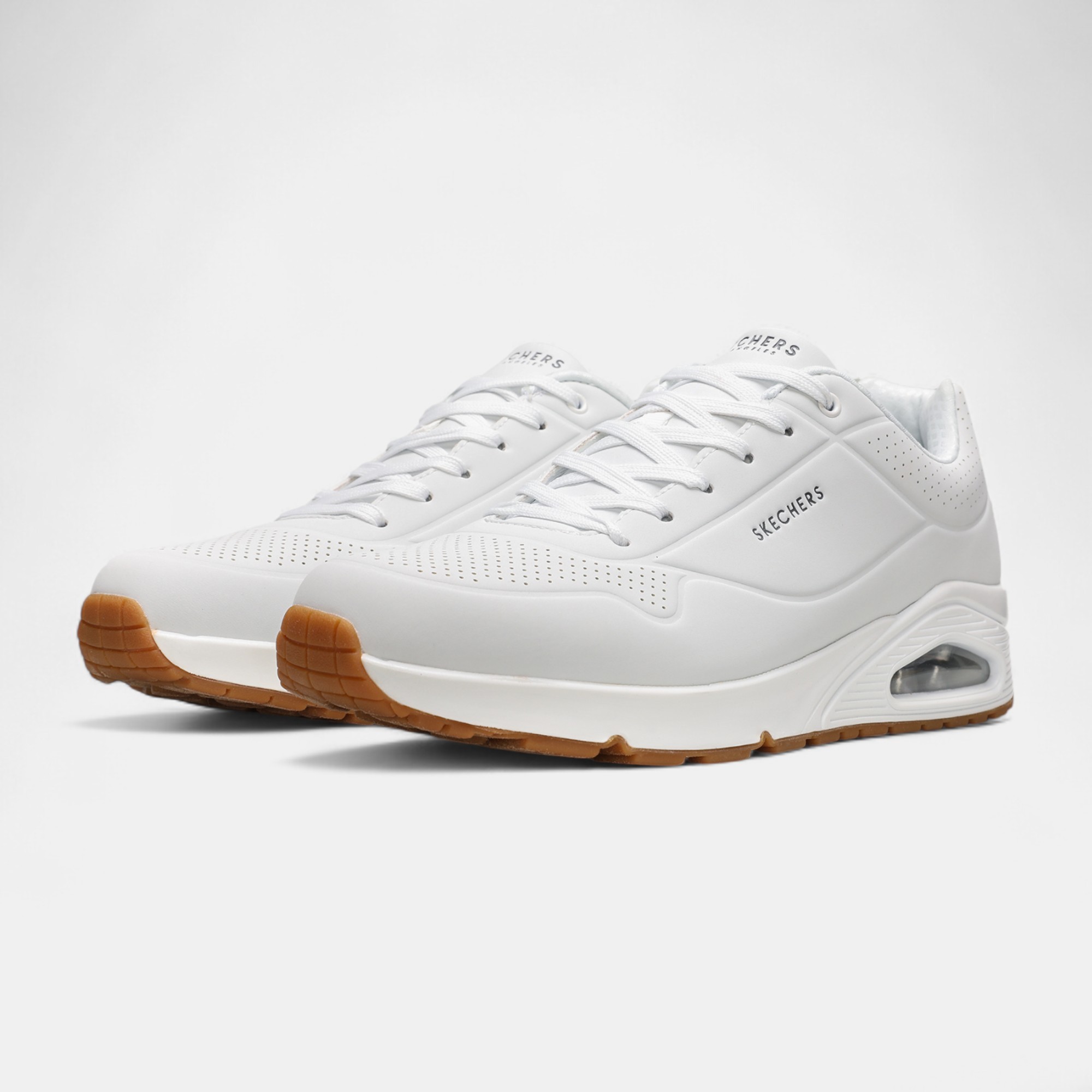 Skechers UNO  -  STAND ON AİR 52458WHT Erkek Spor Ayakkabı