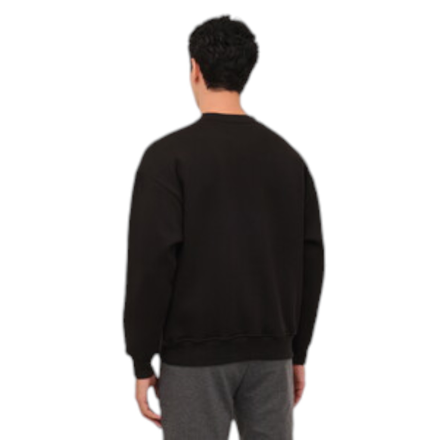 MB ROS 16HS108 4PR,SIYAH ERKEK SWEATSHIRT - Siyah