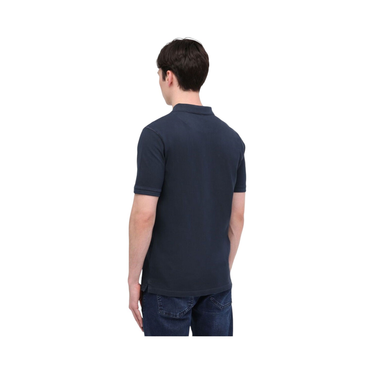 4M,M-BS20 BSC POLO T-SH 4FX,INDIGO, M