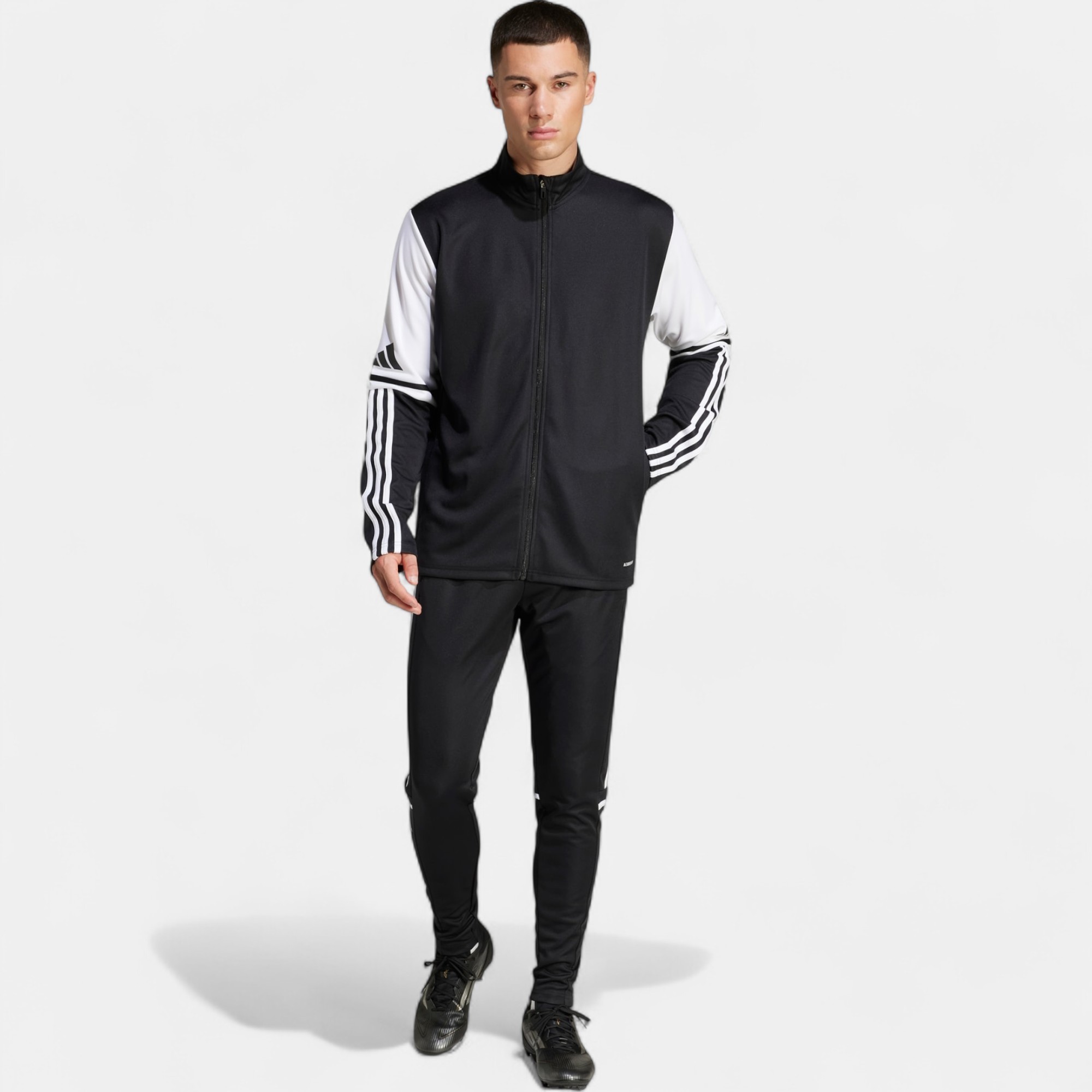 Adidas Squadra 25 TR Erkek Eşofman Altı – JE2782 - Siyah Beyaz
