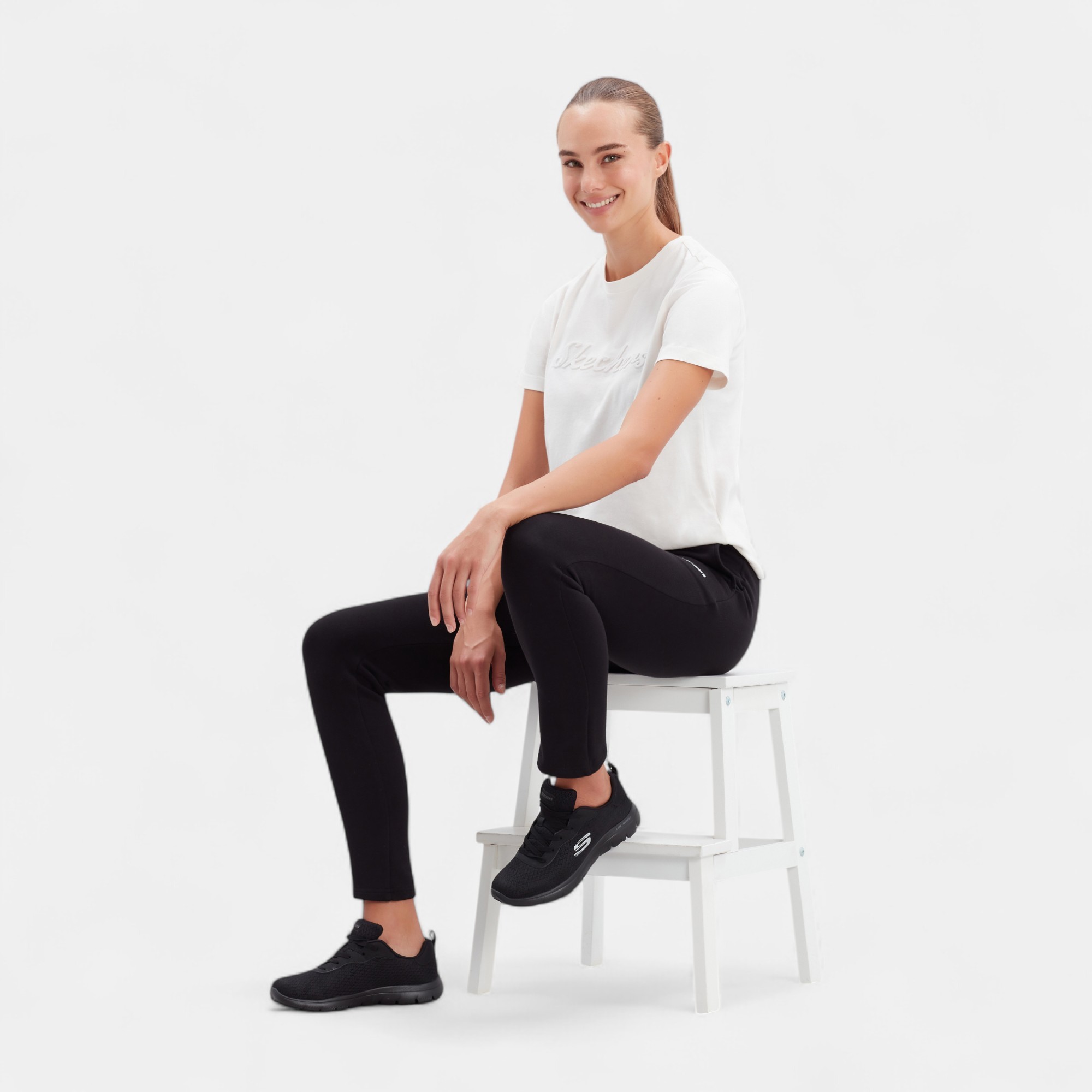 Skechers SUMMİTS 88888316TKBBK Kadın Spor Ayakkabı