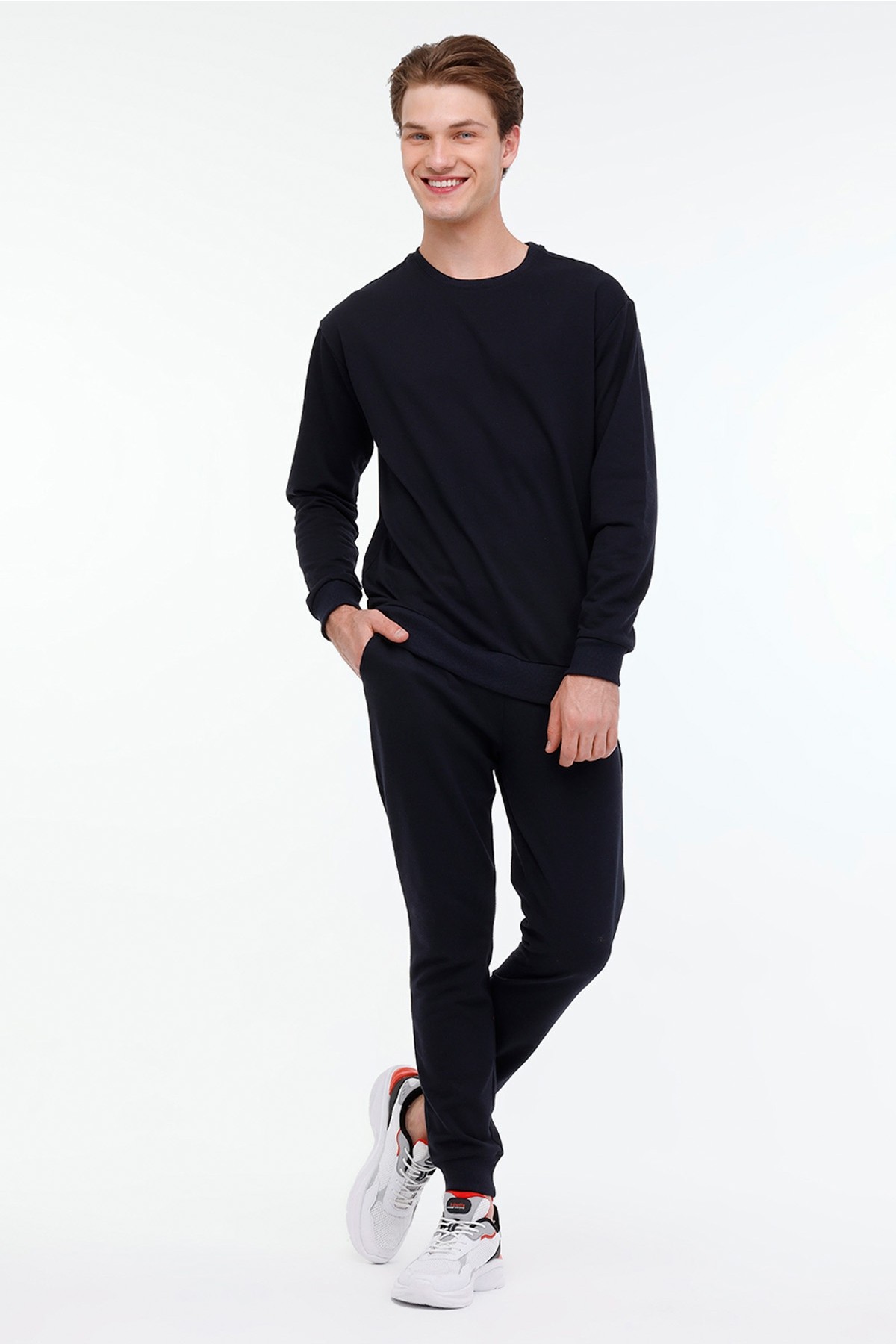 MR RJN90 C SW 4PR,LAC ERKEK SWEATSHIRT - Lacivert