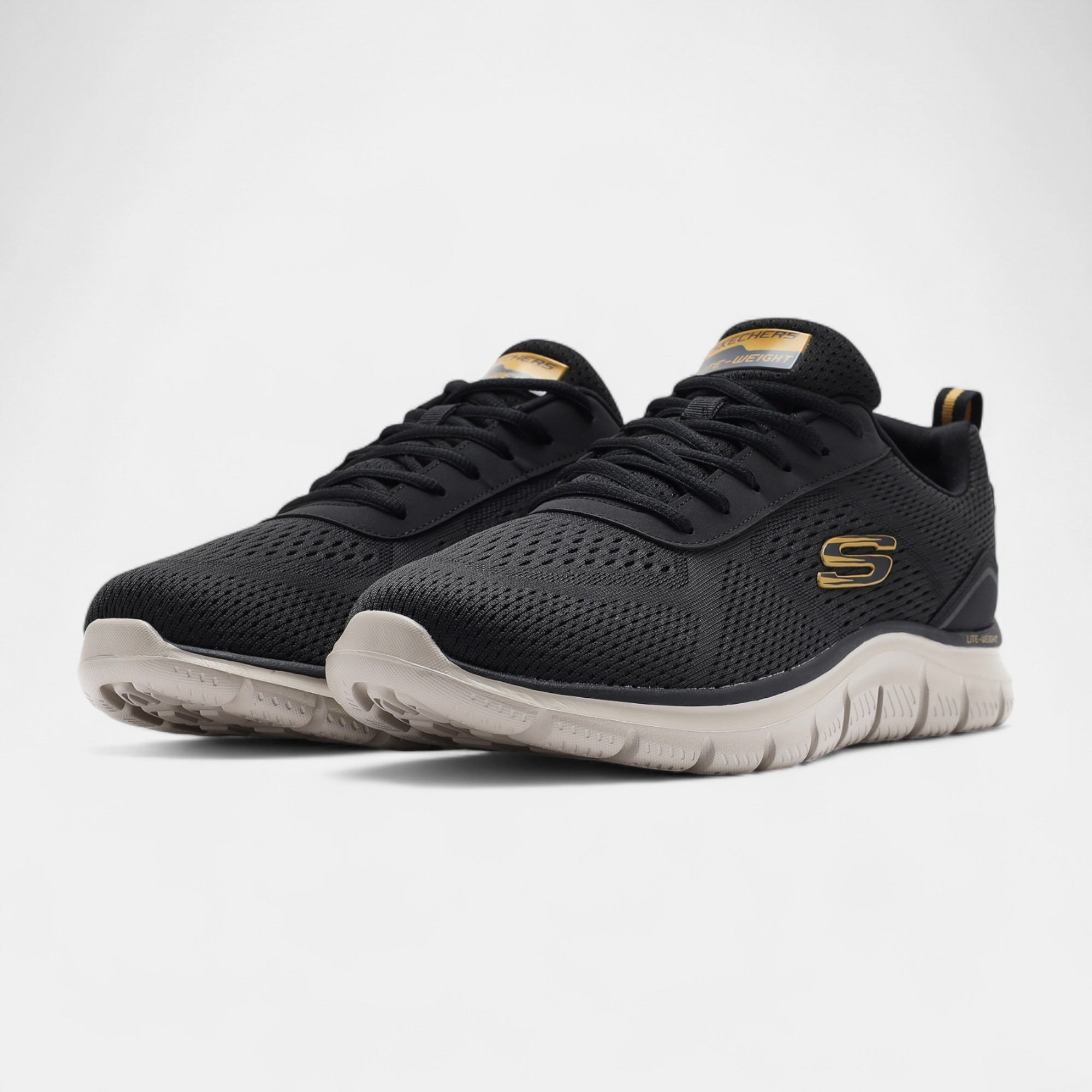 Skechers TRACK-LESHUR 232758TKBLK Erkek Spor Ayakkabı