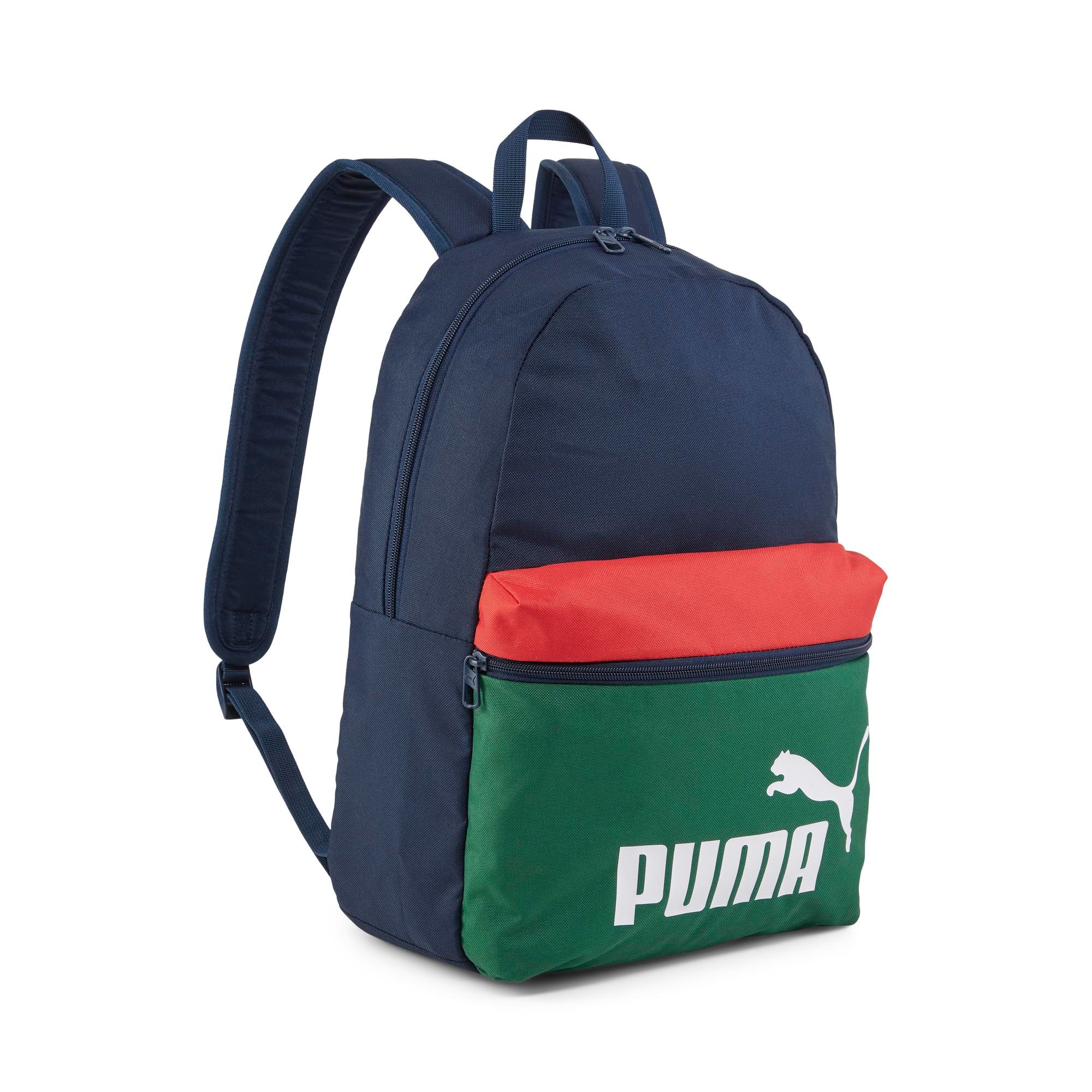 PUMA Phase Backpack Colorbl-Club Navy-Vine-Red - Lacivert