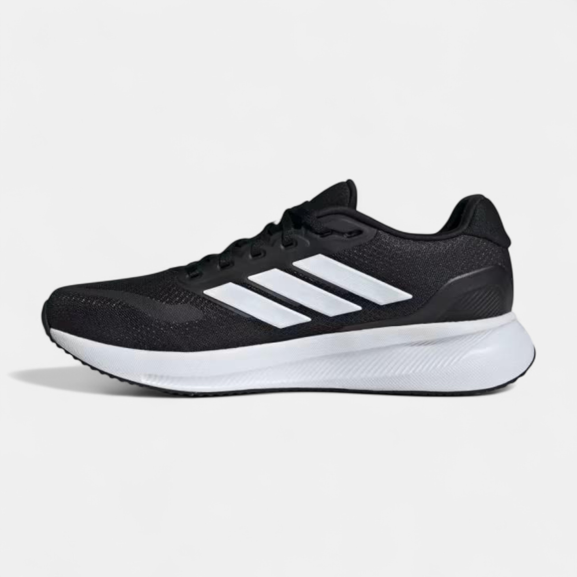Adidas RUNFALCON 5 IH7758 Siyah Beyaz Erkek Spor Ayakkabı