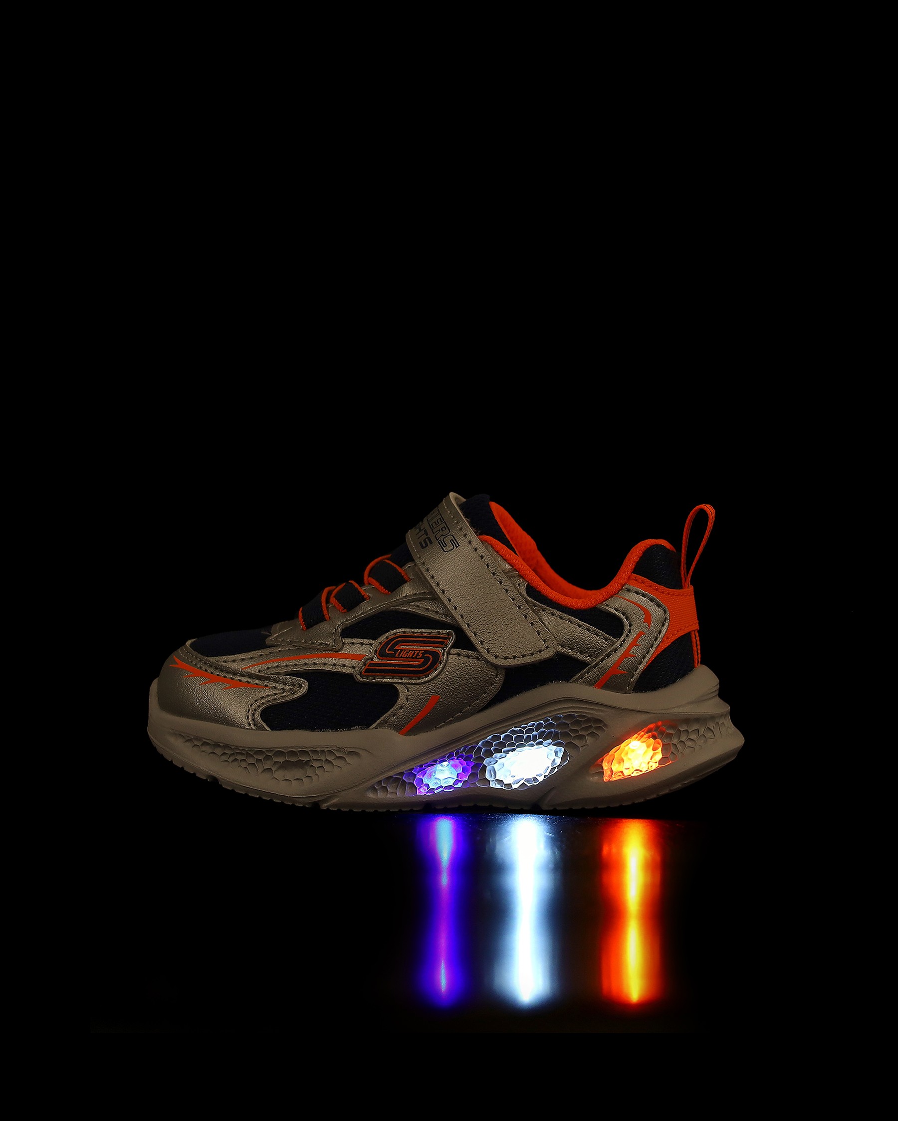 Skechers SKECHERS METEOR-LIGHTS 401497NSLOR Çocuk Spor Ayakkabı - Gümüş