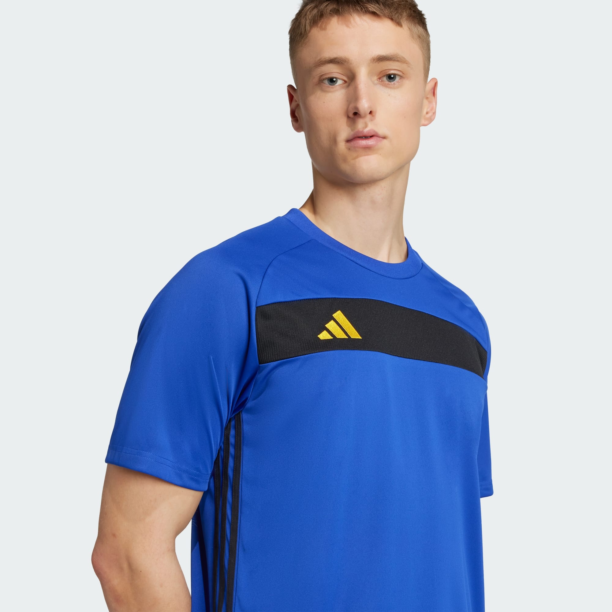 Adidas TIRO ES JSY Mavi Erkek Tişört-JW4613 - MAVİ