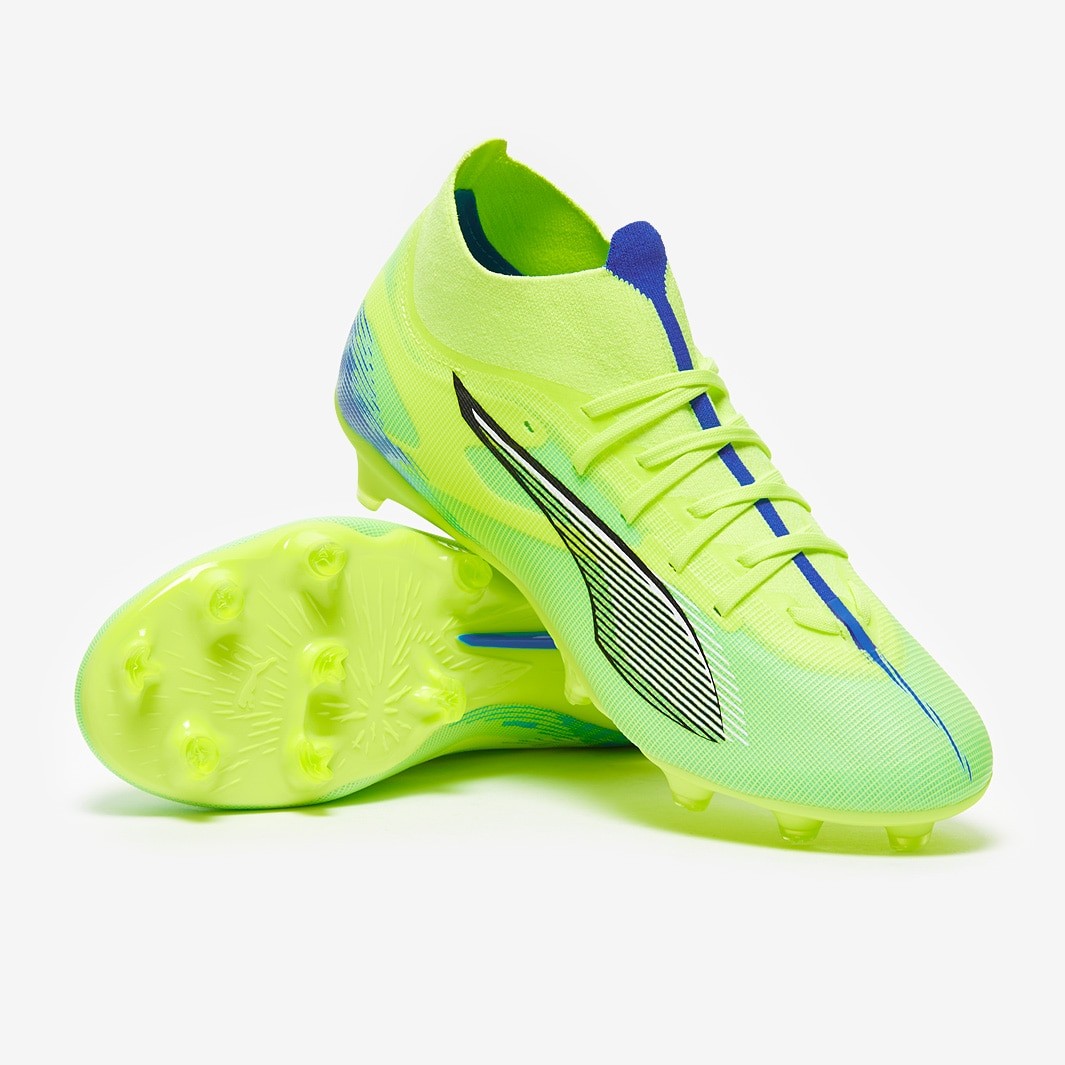 ULTRA 5 MATCH+  FG/AG-Fizzy Apple-PUMA 10768603 Krampon - YEŞİL