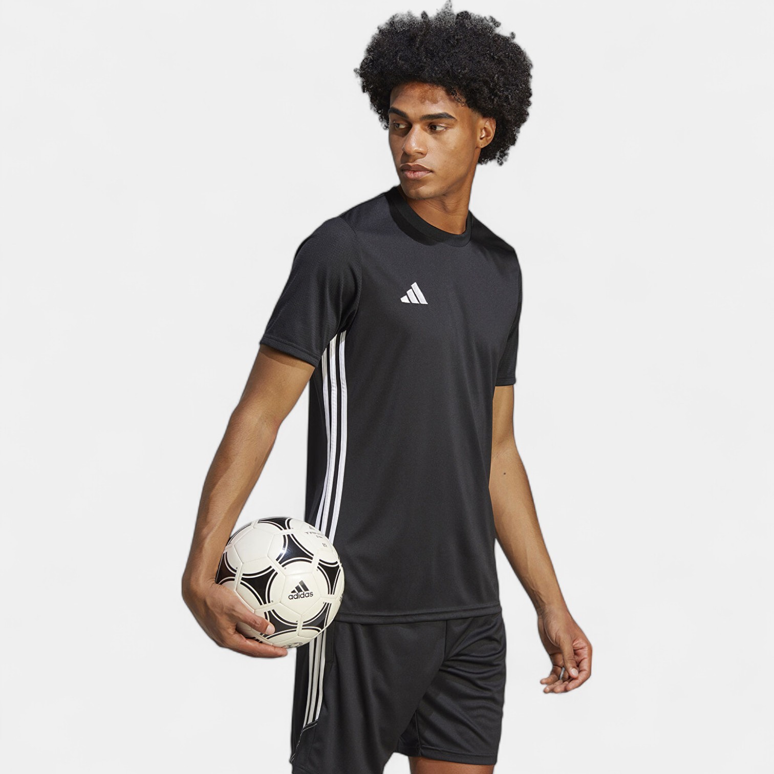 Adidas TABELA 23 JSY Erkek Tişört H44529 - SIYAH BEYAZ