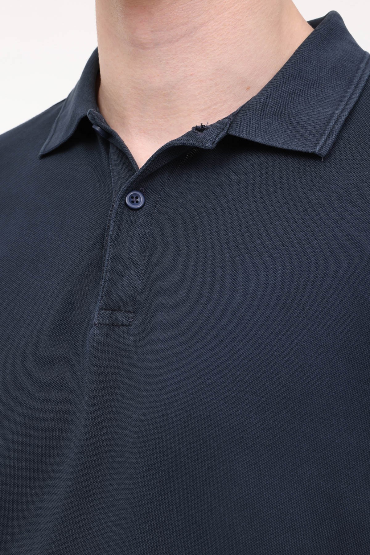 4M,M-BS20 BSC POLO T-SH 4FX,MAVI, XL