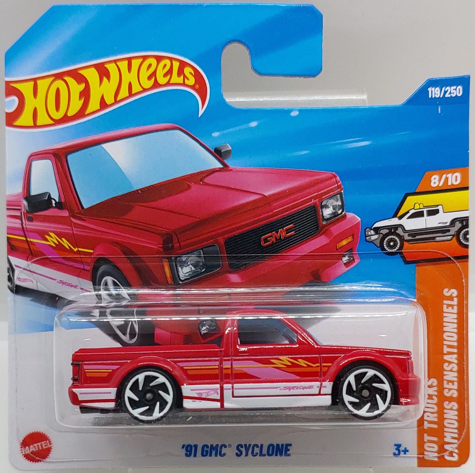 Hot Wheels Hot Trucks '91 GMC Syclone -JBB89