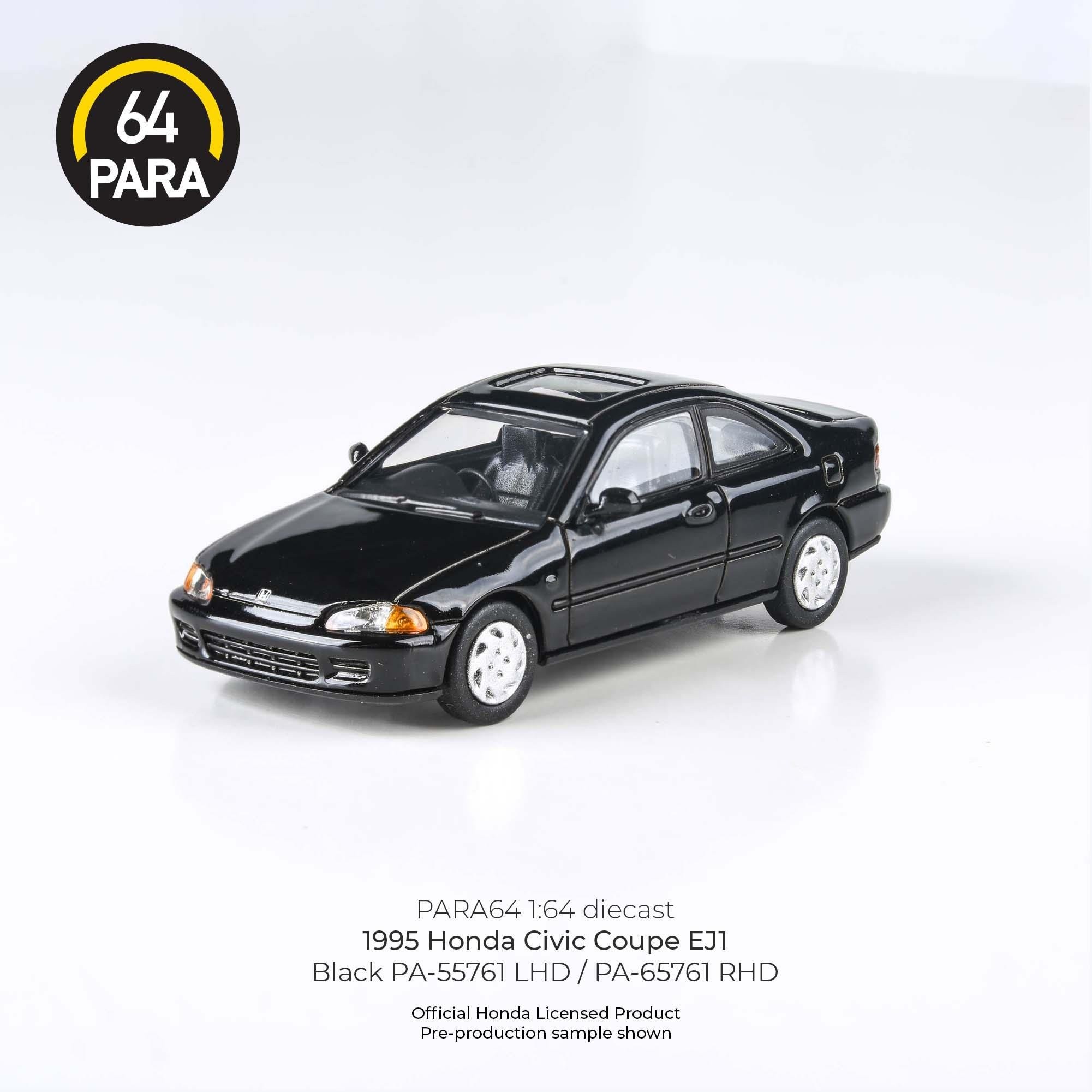 Para64 1995 Honda Civic Coupe EJ1 Black -PA55761