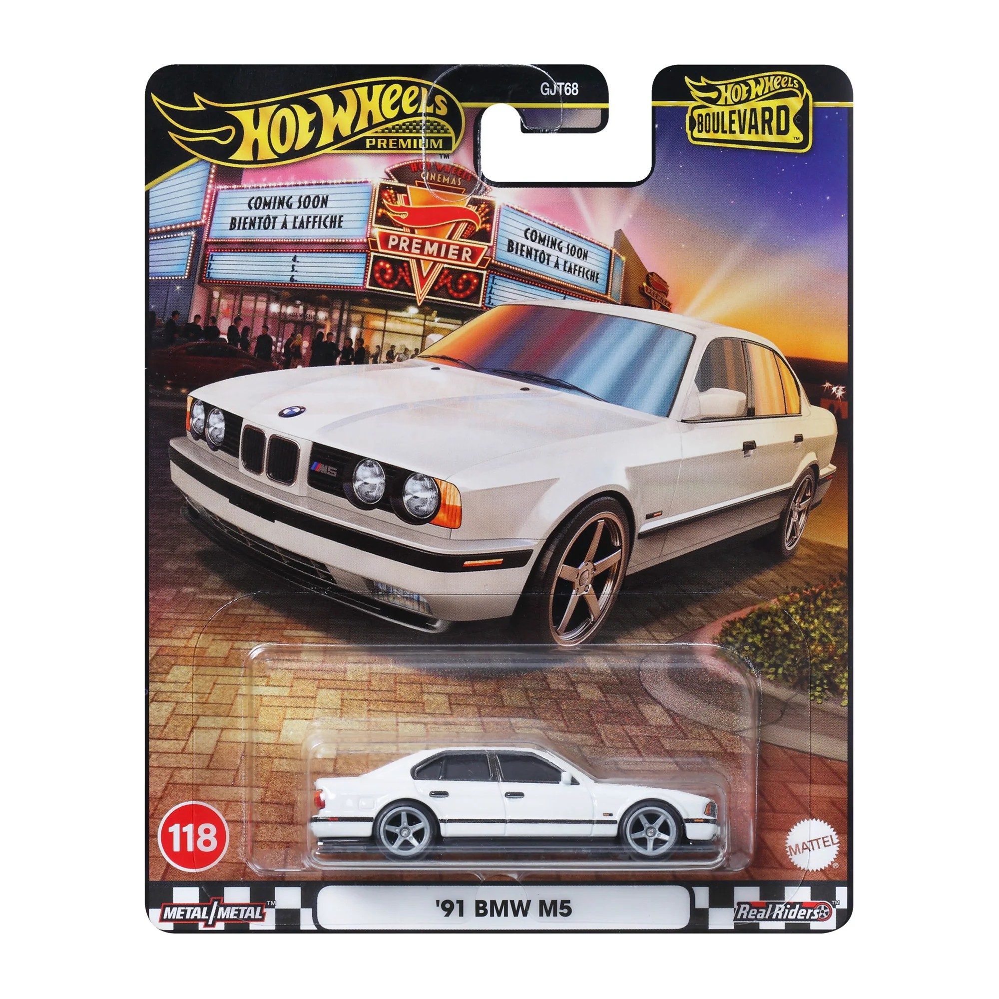 Hot Wheels Boulevard '91 Bmw M5 -JBL24 + Koruma Kabı