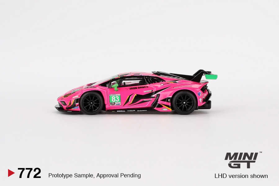 Mini GT Lamborghini Huracán GT3 EVO2 #83 Iron Dames 2023 IMSA Daytona 24 Hrs -MGT00772