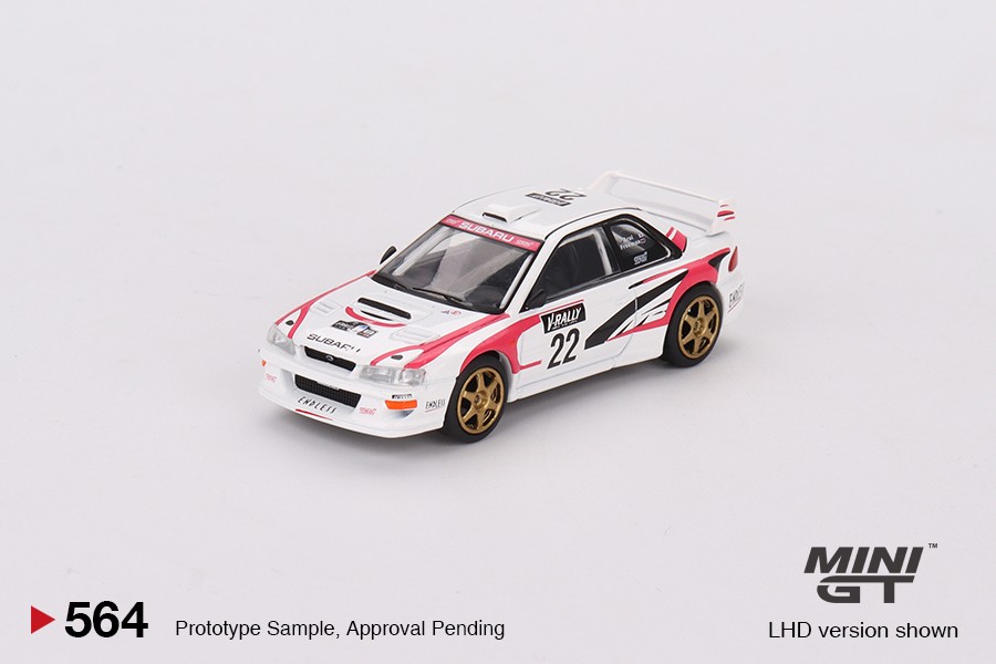 Mini GT Mijo Exclusive Subaru Impreza WRC98 #22 1999 Rally Tour de Corse -MGT00564-MJ