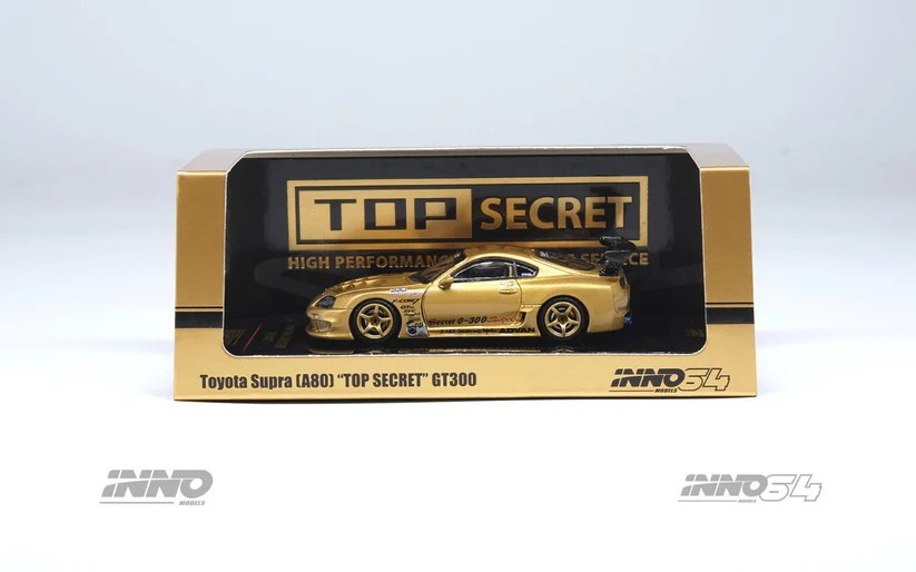 Inno64 Toyota Supra (A80) "Top Secret" GT300 -IN64-A80TS-GOLD -Y.D.