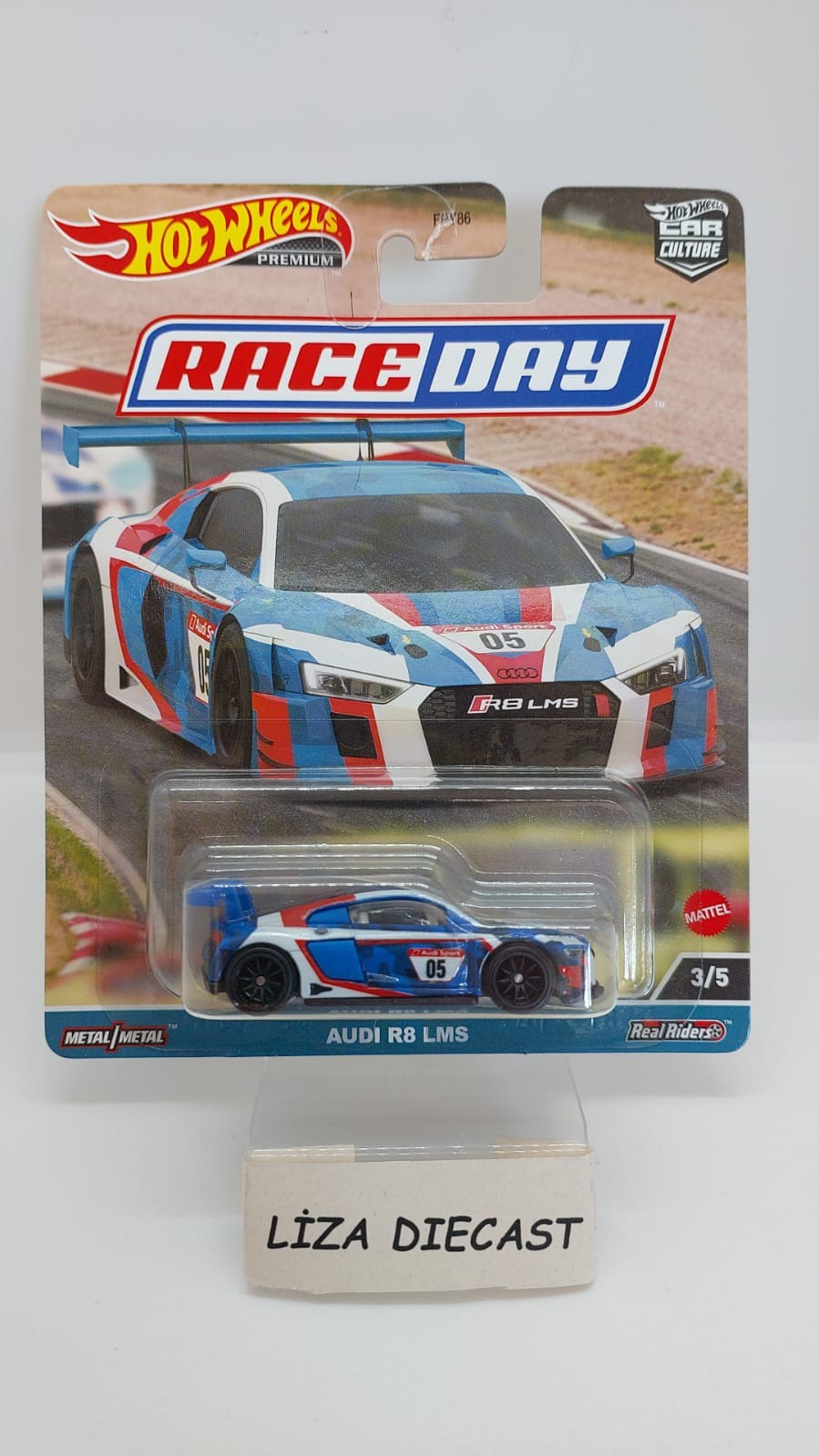 Hot Wheels Premium Car Culture Race Day 5' li Set -FPY86