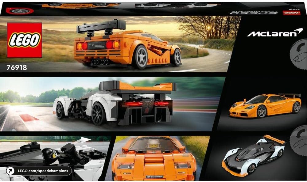 LEGO Speed Champions McLaren Solus GT & McLaren F1 LM -76918 +9 Yaş