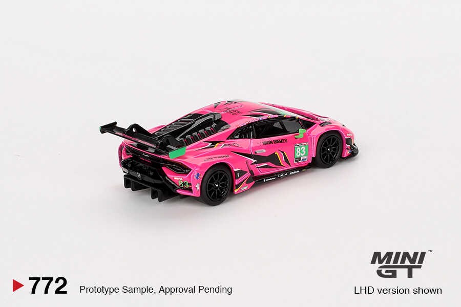 Mini GT Lamborghini Huracán GT3 EVO2 #83 Iron Dames 2023 IMSA Daytona 24 Hrs -MGT00772