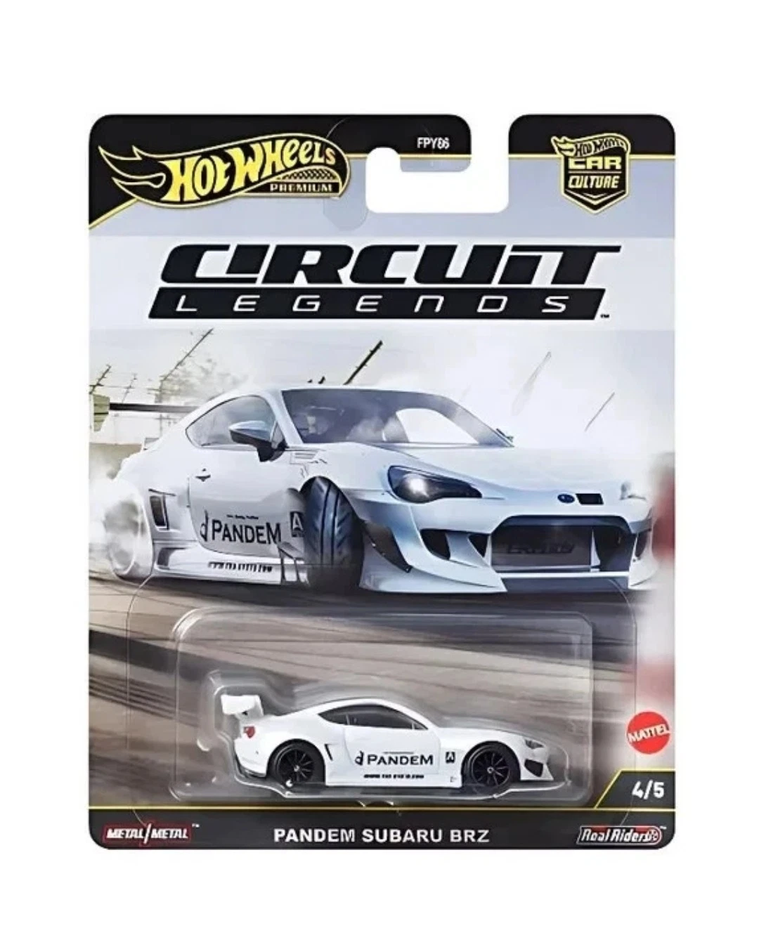 Hot Wheels Premium Car Culture Circuit Legends Pandem Subaru BRZ -JBK64 + Koruma Kabı