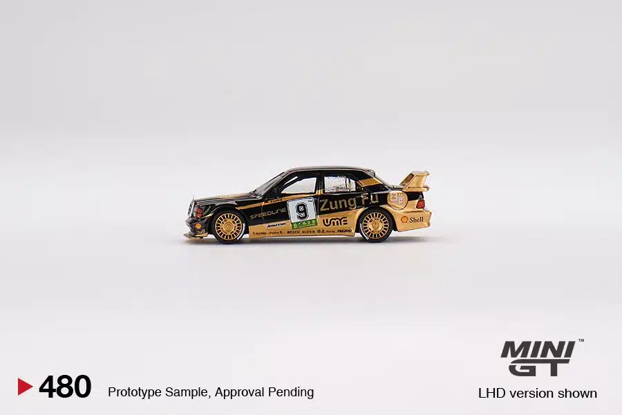 Mini GT Mercedes-Benz 190E 2.5 - 16 Evolution II #9 1991 Macau Guia Race Of Macau -MGT00480-L