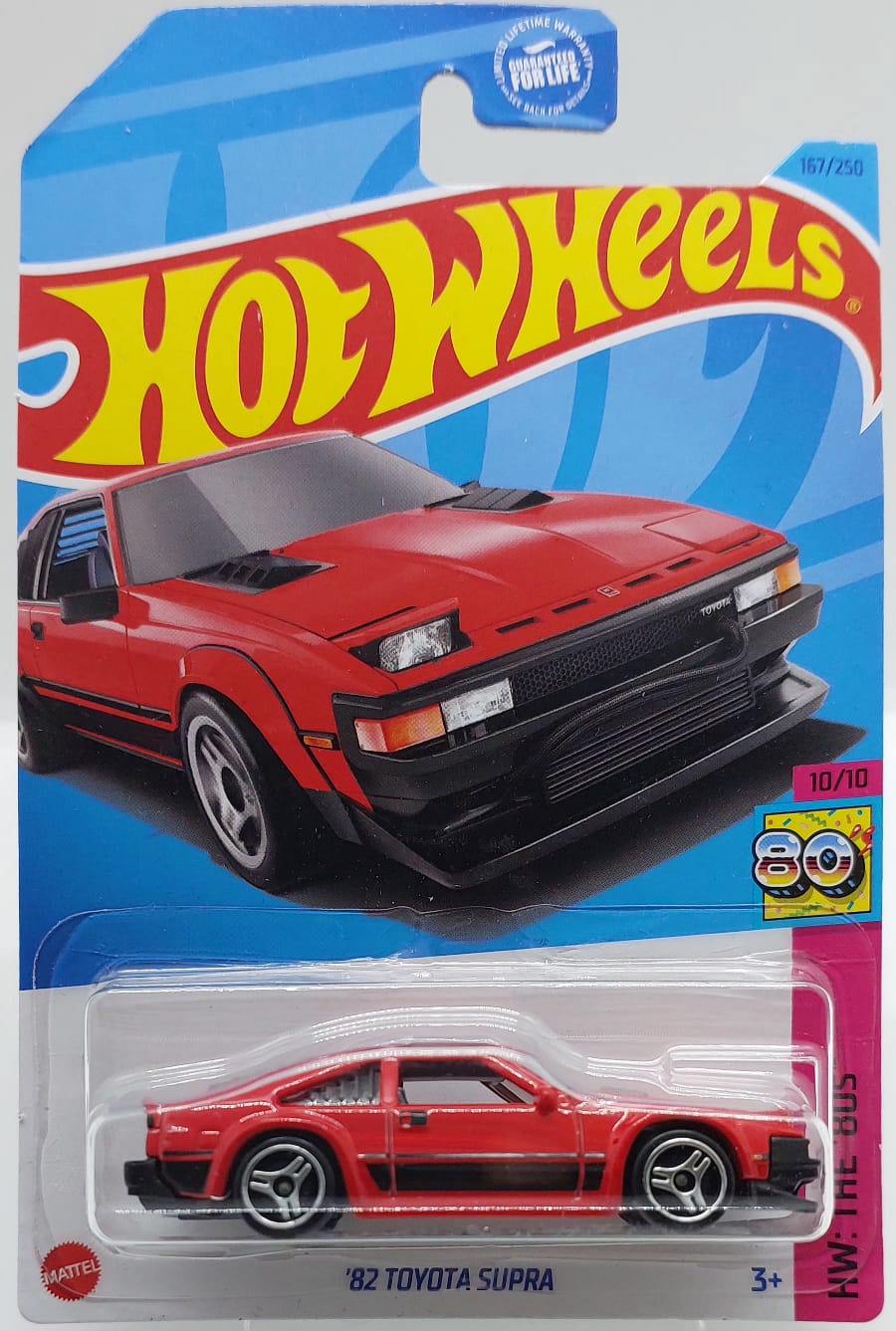 Hot Wheels HW: The '80S '82 Toyota Supra -HKG87 (Y.D.) + Koruma Kabı