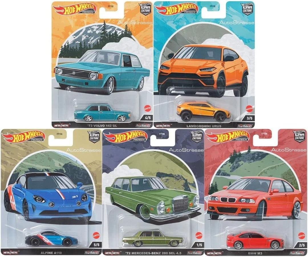 Hot Wheels Premium Car Culture Auto Strasse 5' li Set (Y.D.) -FPY86-957Q