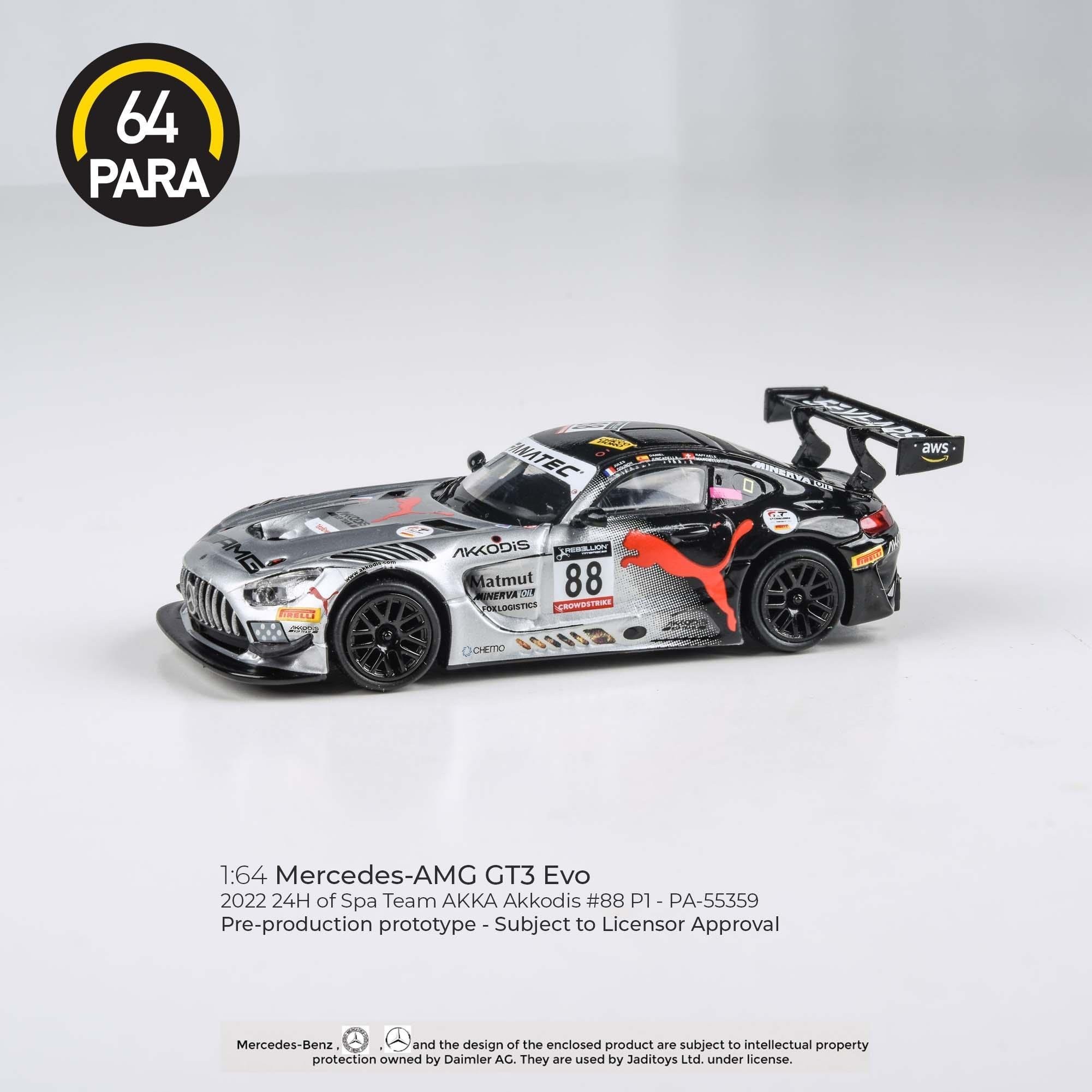 Para64 Mercedes AMG GT3 2022 24H Spa Akkodis ASP -PA55359