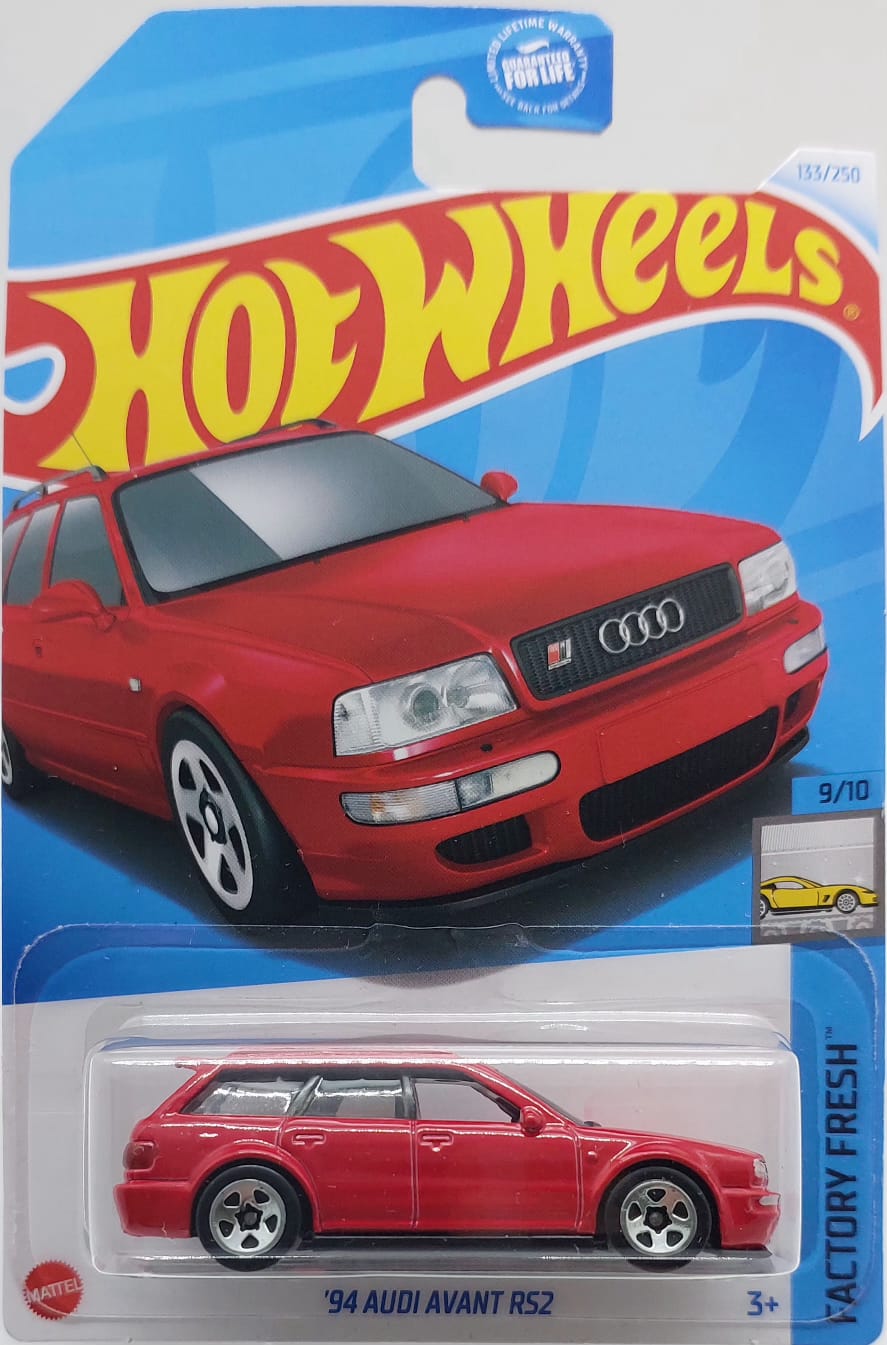 Hot Wheels Factory Fresh '94 Audi Avant RS2 -HTC54 (Y.D.) + Koruma Kabı