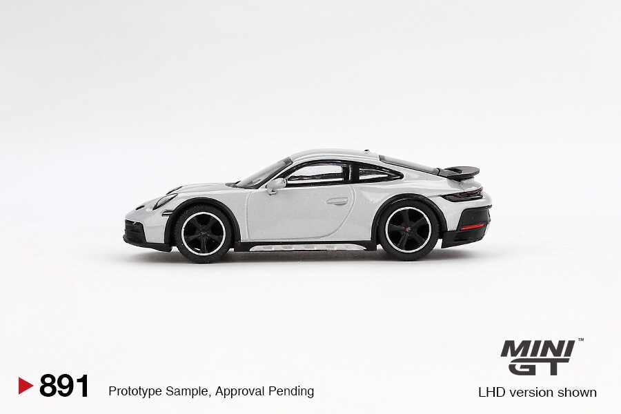 Mini GT Porsche 911 Dakar Ice Gray Metallic LHD -MGT00891-L