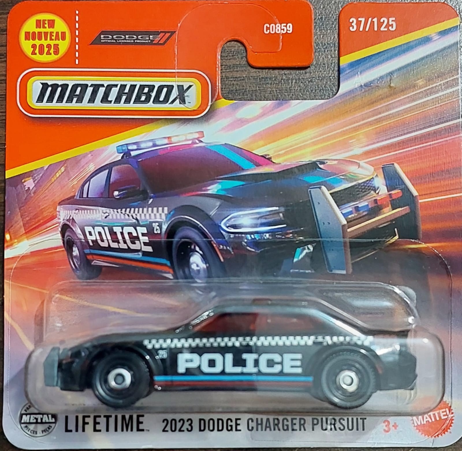 Matchbox Tekli̇ Arabalar 2023 Dodge Charger Pursuit -JBR18