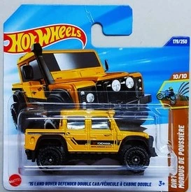 Hot Wheels Dirt '15 Land Rover Defender Double Cab -JBC00