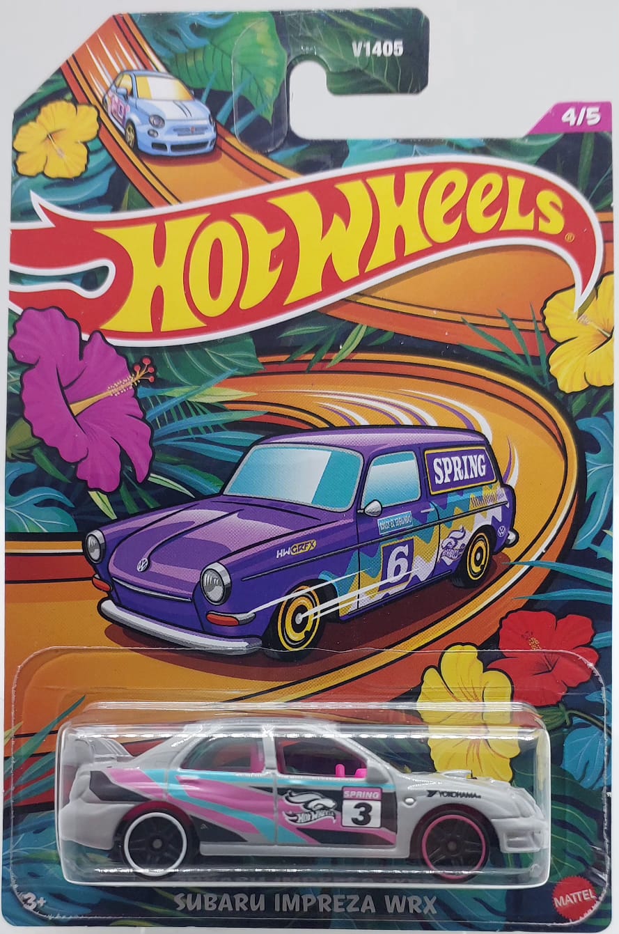 Hot Wheels Silver Series Spring Subaru Impreza WRX -HVX23 (Y.D.) + Koruma Kabı