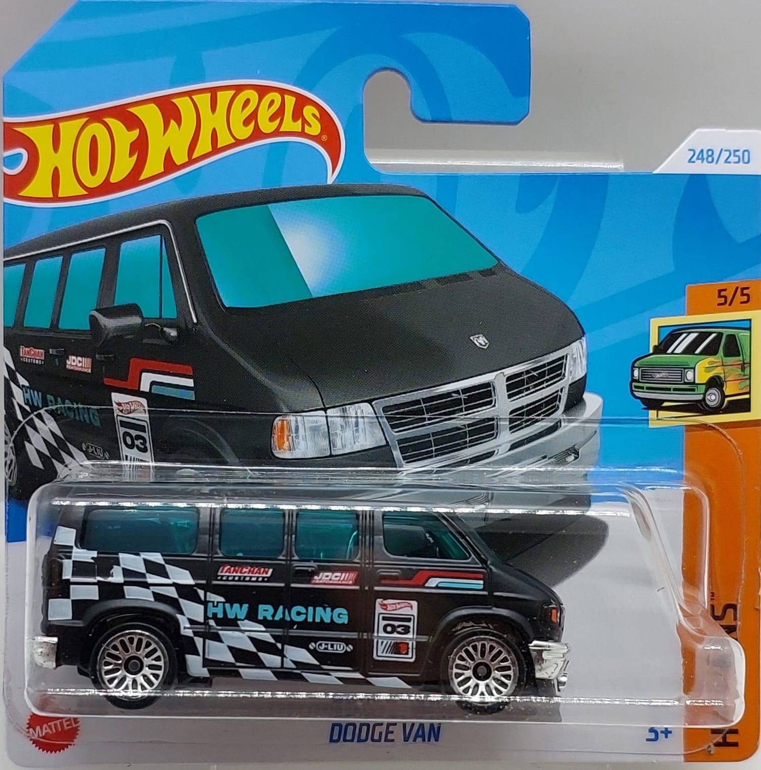 Hot Wheels HW Vans Dodge Van -HTB95