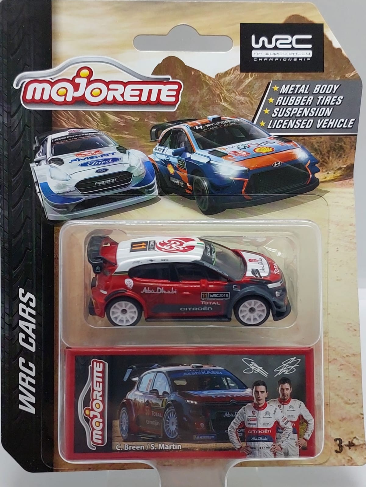 Majorette WRC Cars Citroen C3 WRC 2018