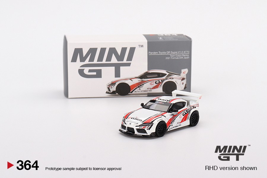 Mini GT Pandem Toyota GR Supra V1.0 #770 Team Cusco Racing 2021 Formula Drift Japan -MGT00364-MJ (Y.D.)