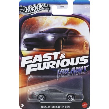 Hot Wheels Silver Series Fast & Furious Villains 2005 Aston Martin DB9 -JBY35