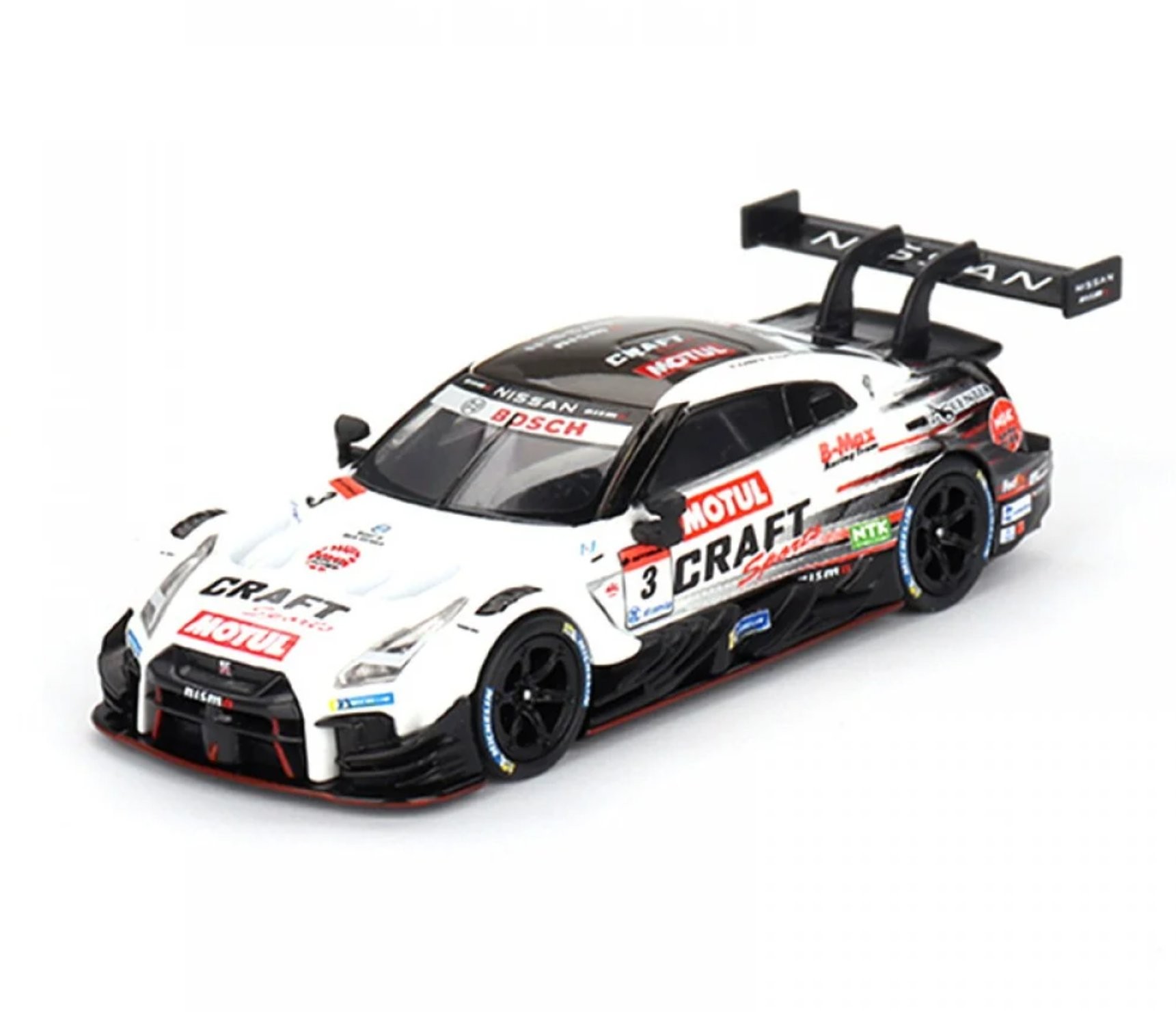 Mini GT Mijo Nissan GT-R Nismo GT500 #3 Craftsports Motul GT-R NDDP Racing with B-Max 2021 Super GT Series -MGT00635-L