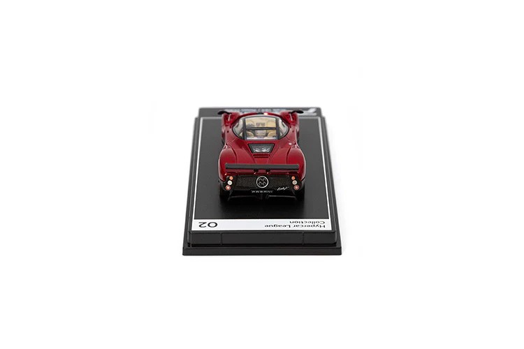 Poster Cars Hypercar League Pagani Zonda F Rosso Dubai -Lisanslı Model