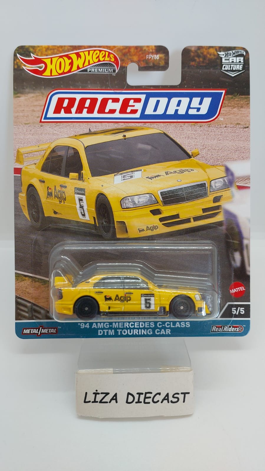Hot Wheels Premium Car Culture Race Day 5' li Set -FPY86