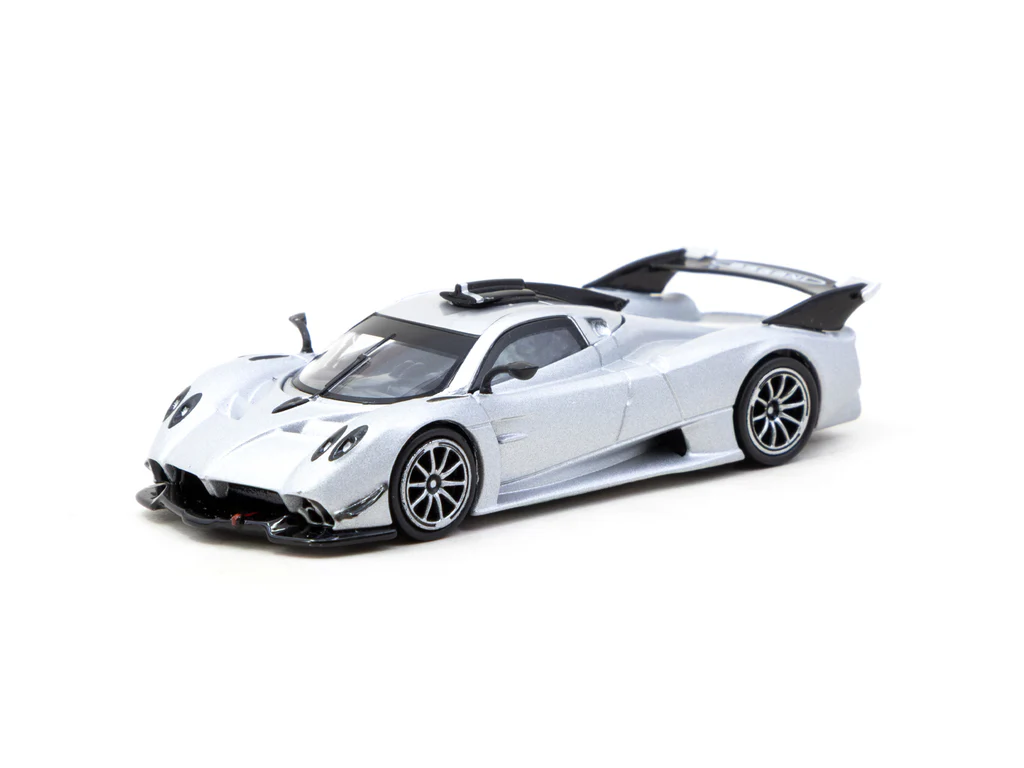Tarmac Works Pagani Huayra R Satin Silver - GLOBAL64 -T64G-TL035-SL