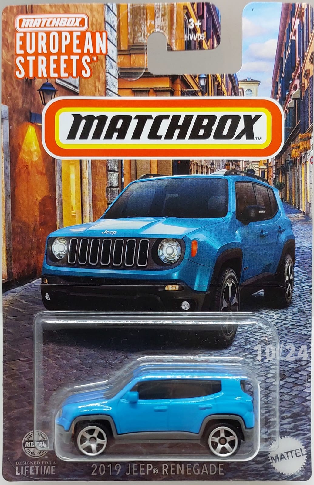 Matchbox European Street 2019 Jeep Renegade -HVV30