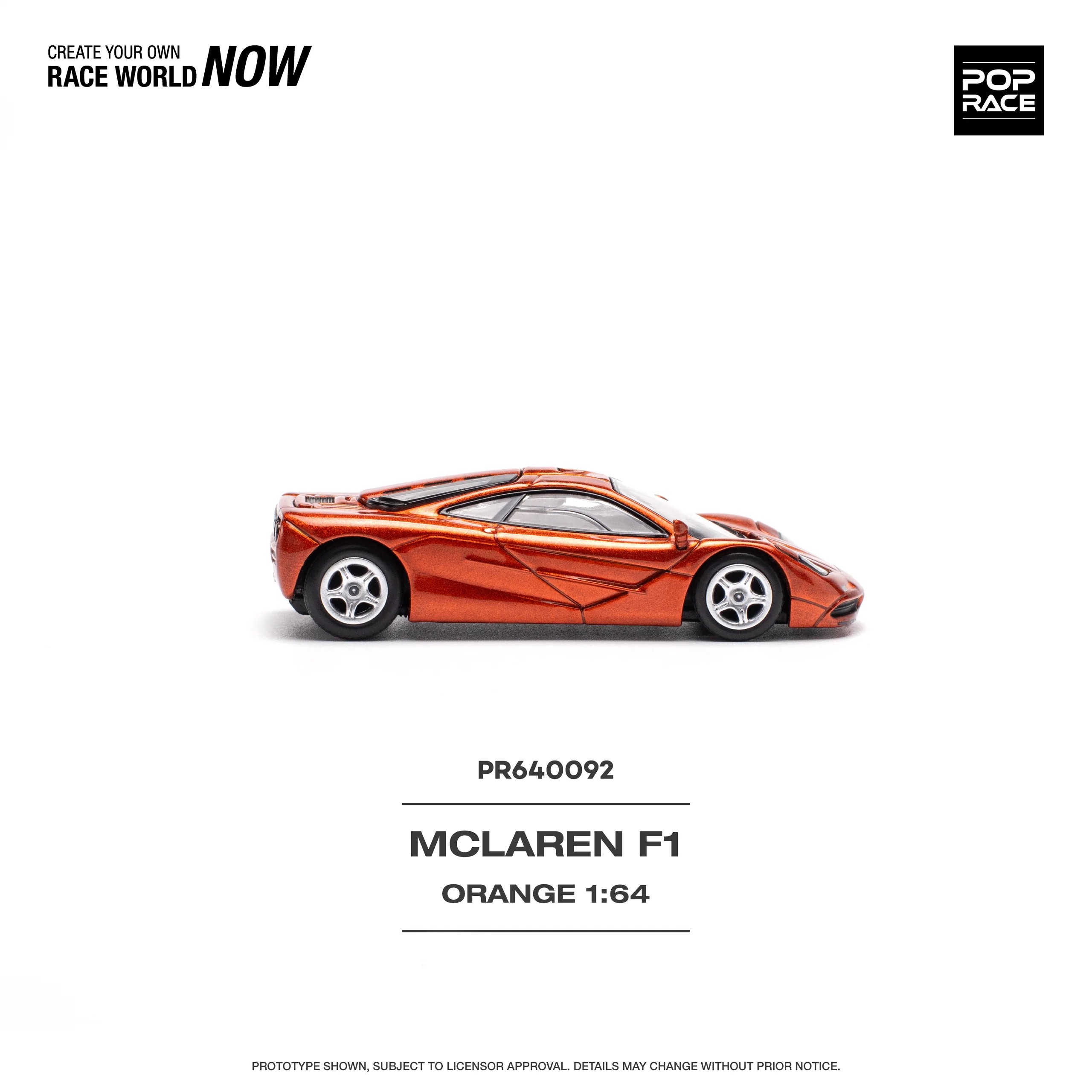 Pop Race McLaren F1 Orange -PR64-0092