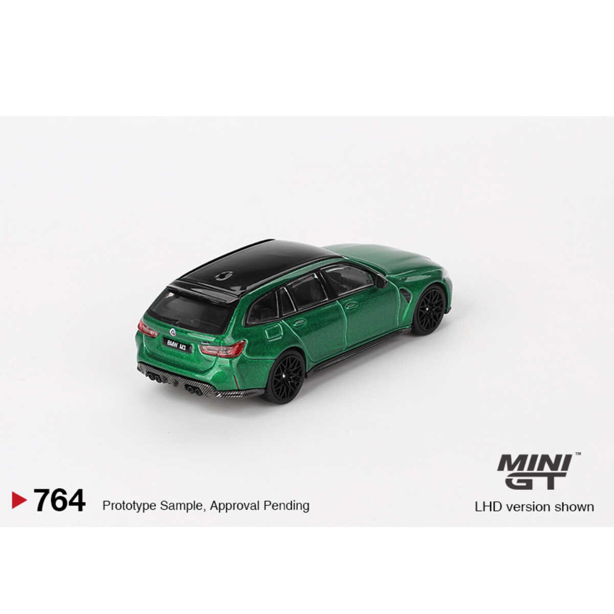 MiniGT 1/64 BMW M3 Competition Touring Isle of Man Green Metallic -MGT00764-L