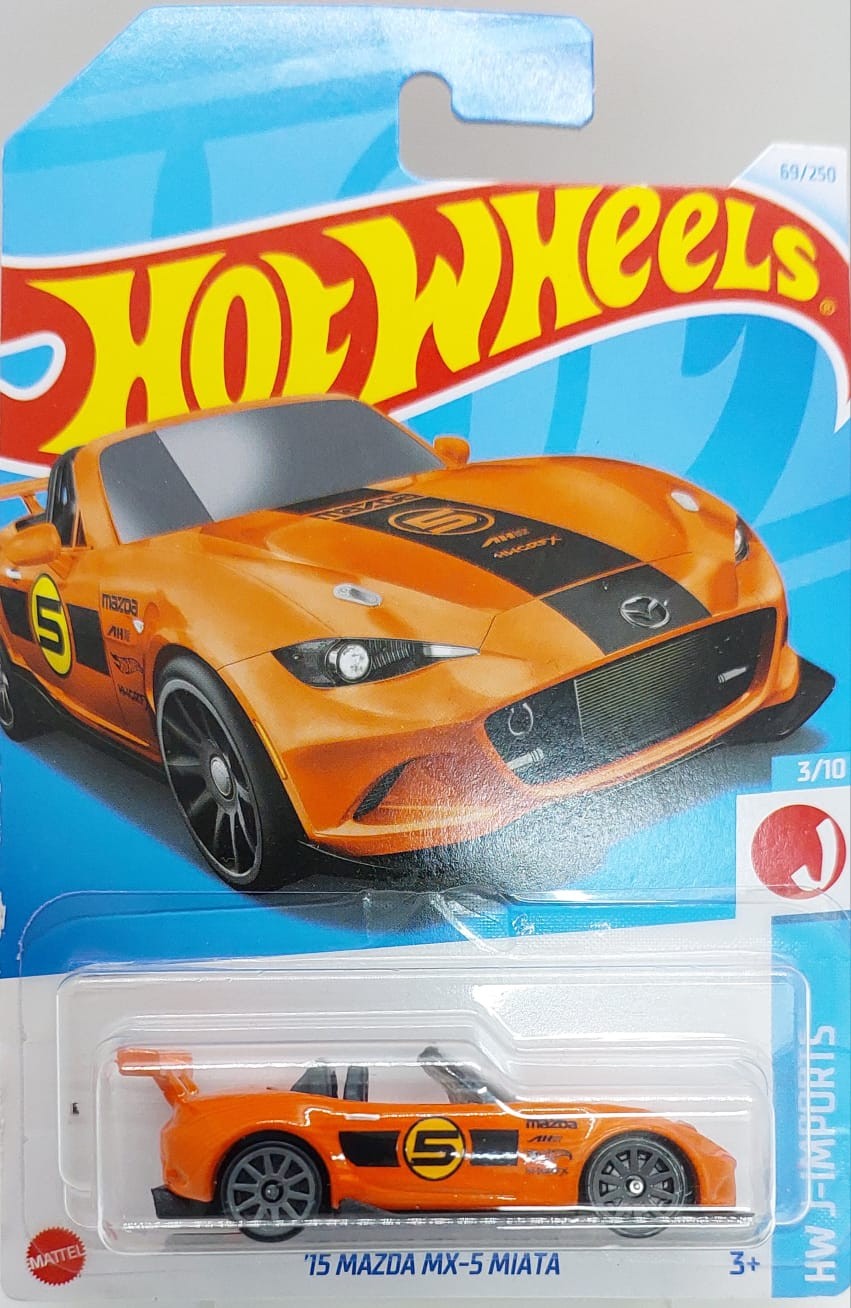 Hot Wheels HW J-Imports '15 Mazda MX-5 Miata (Y.D.) -HTD22 + Koruma Kabı