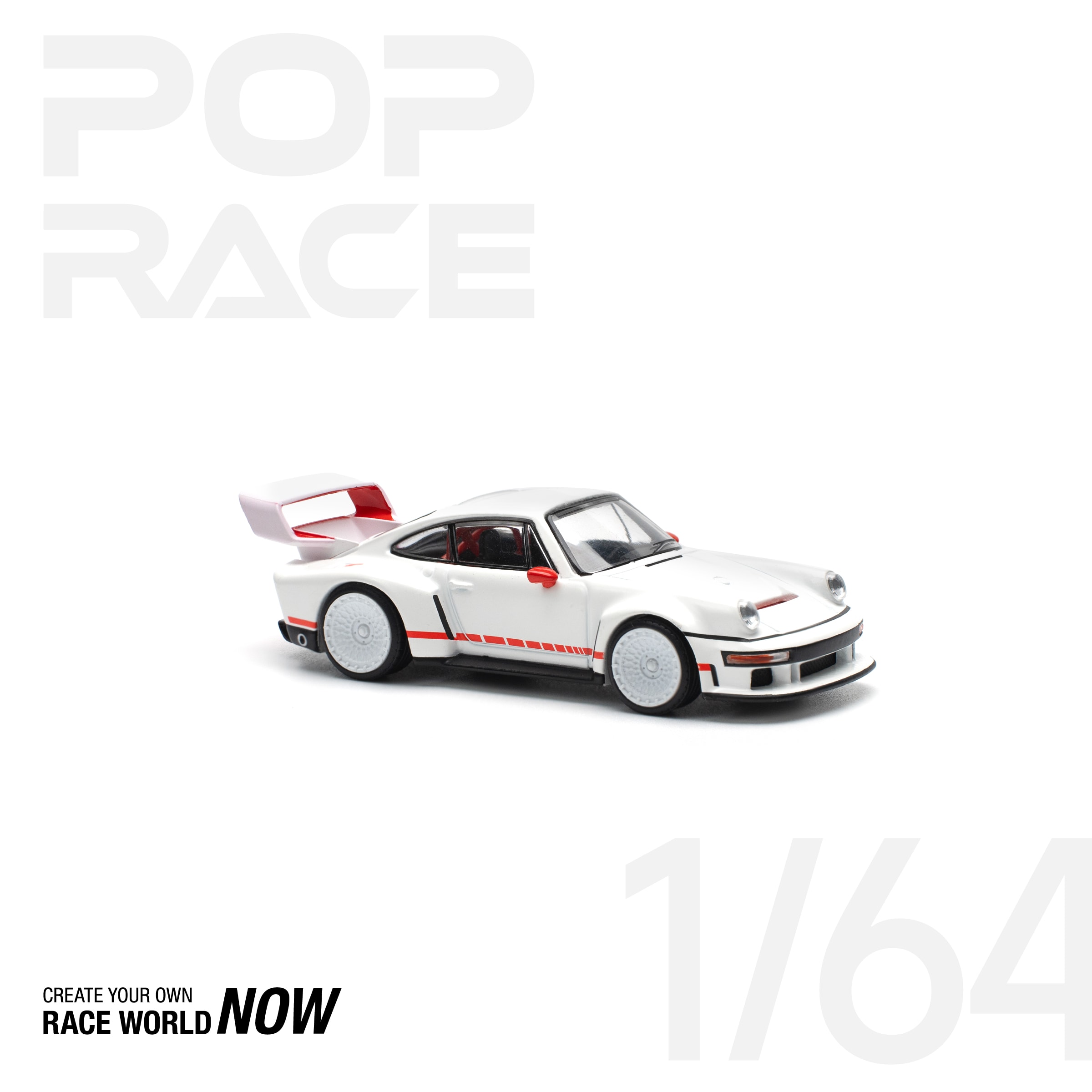 Pop Race Singer DLS Turbo White -PR64-0226