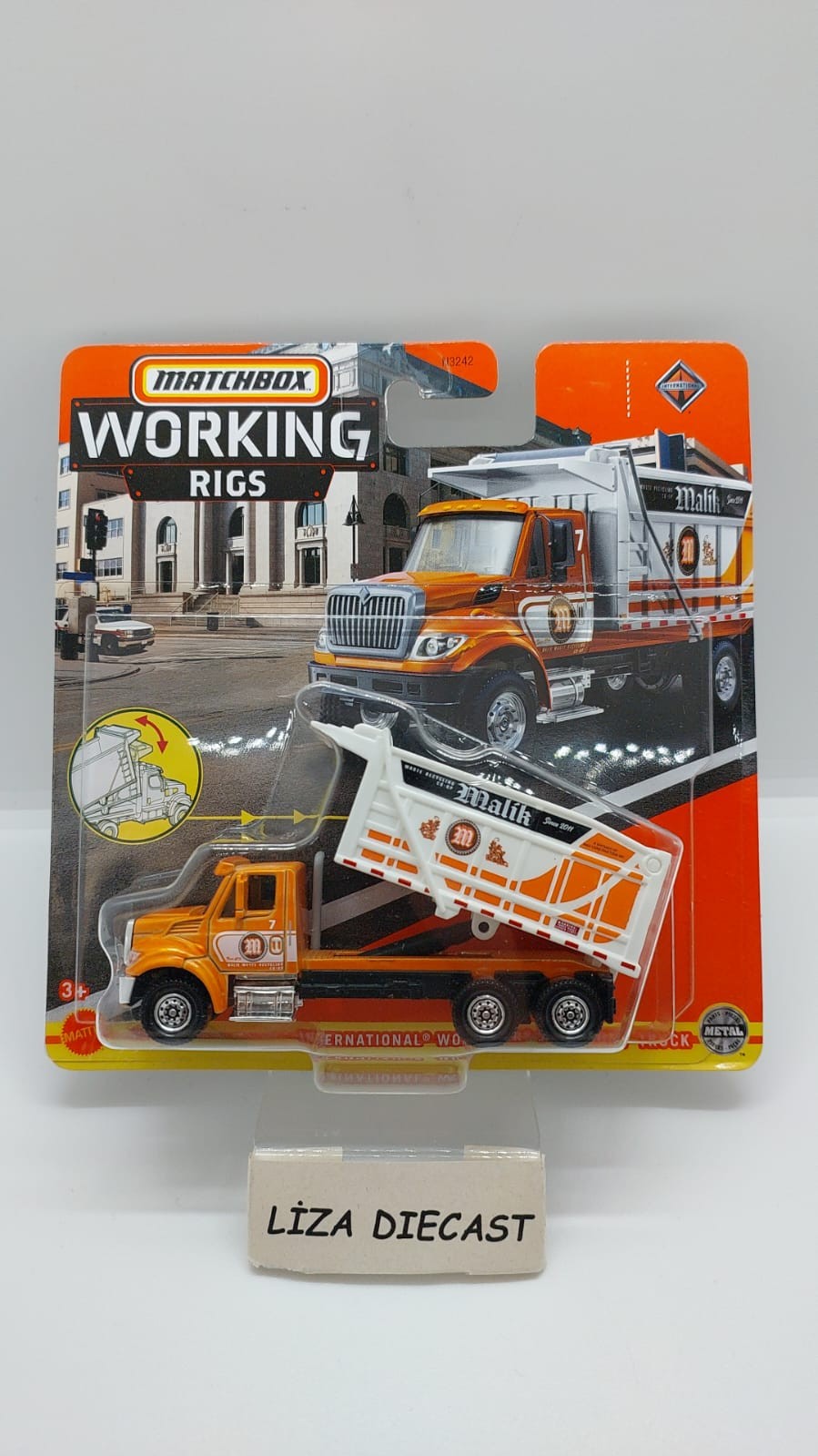 Matchbox Working Rigs International Workstar 7500 Dump Truck -HFH33